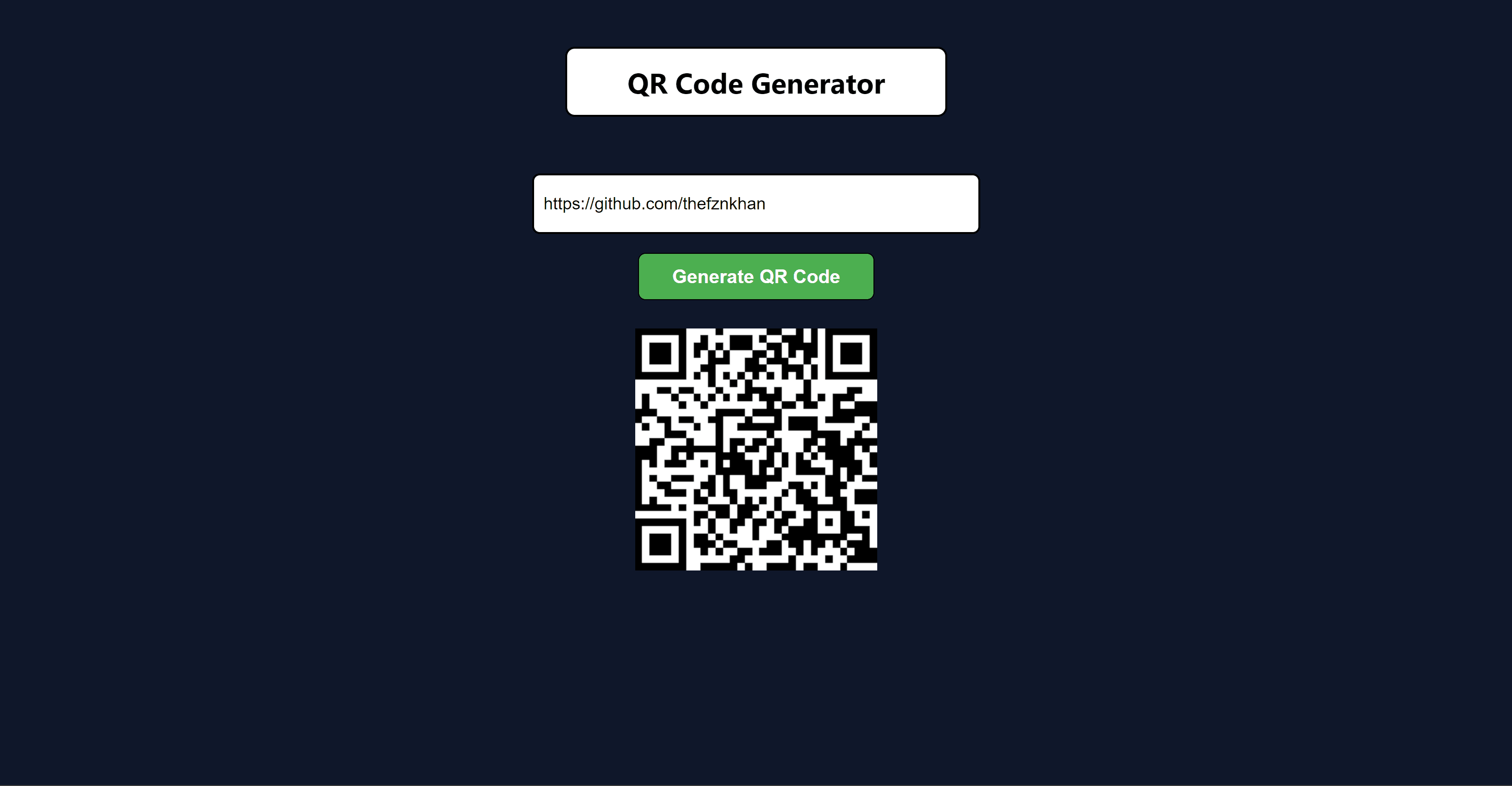 QR Code Generator