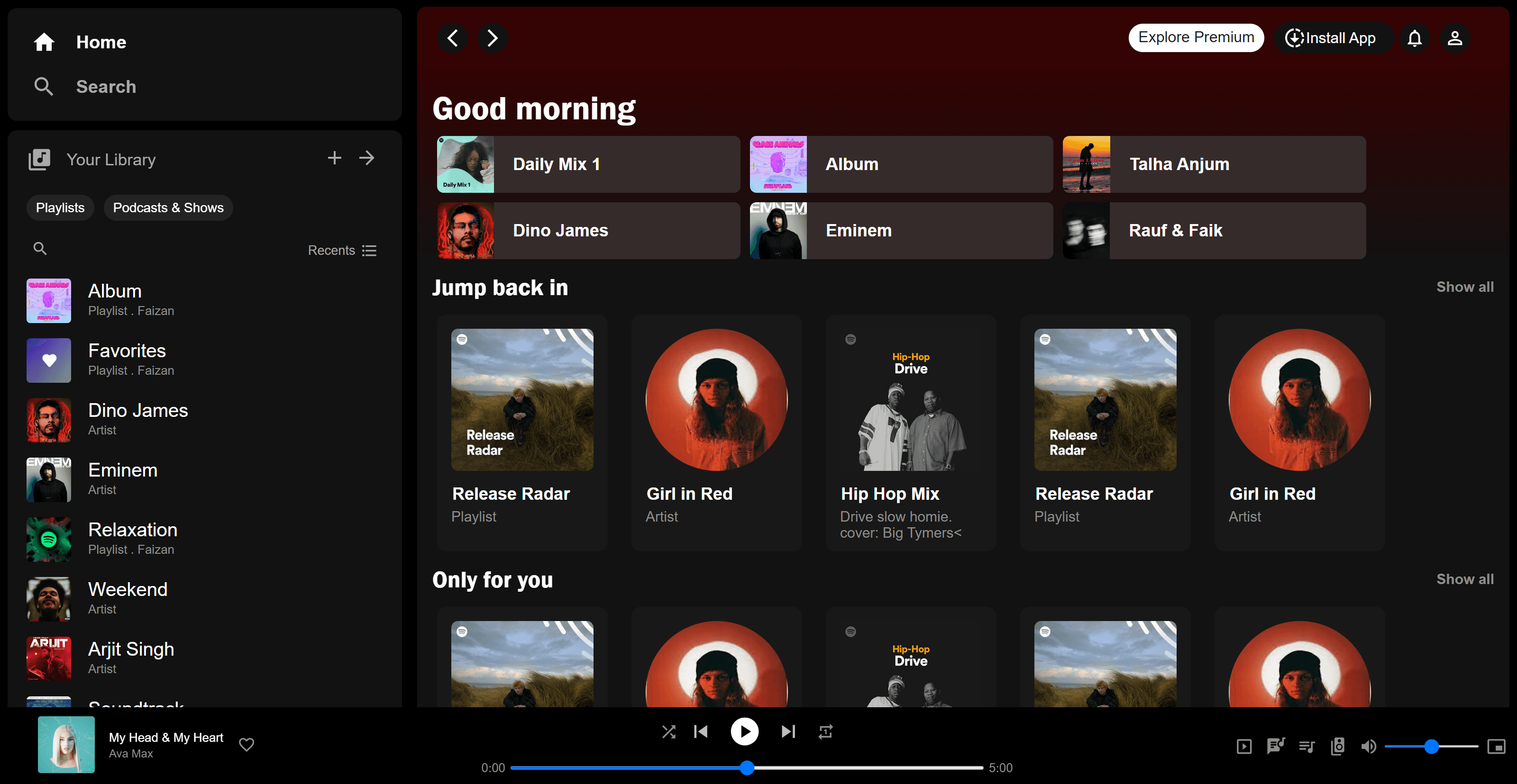 Spotify Clone